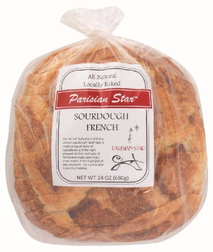 The Essential Baking Company Parisian Star Sourdough French Bread Perspective: front