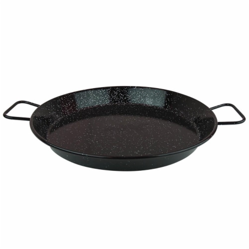 Magefesa 01PAPAEES34 13.5 in. Enamelled On Steel Paella Pan, 4-6 Servings Perspective: front