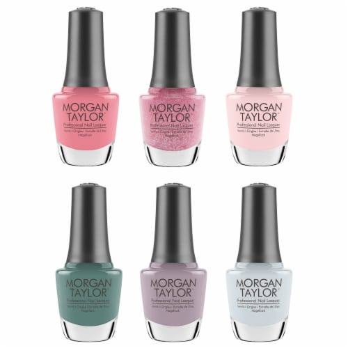 Morgan Taylor Spring 2022 Full Bloom Nail Lacquer Polish Manicure Set