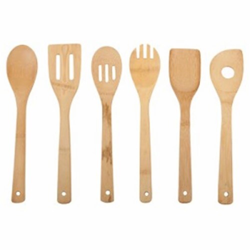 Core Home 220774 Bamboo Utensil Set - 6 Piece Perspective: front
