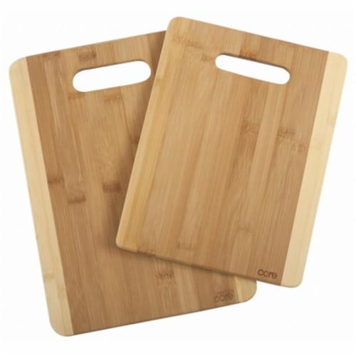 Core Home LBDST396 2 Tone Core Bamboo Cutting Boards Perspective: front