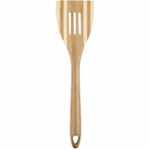 Core Home 220779 12 in. Bamboo Slot Spatula Perspective: front