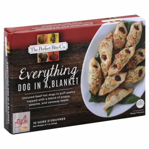 The Perfect Bite Co. Everything Dog in a Blanket Corn Dogs Perspective: front