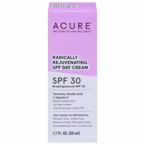 Acure® Radically Rejuvenating Day Facial Cream SPF 30 Perspective: front