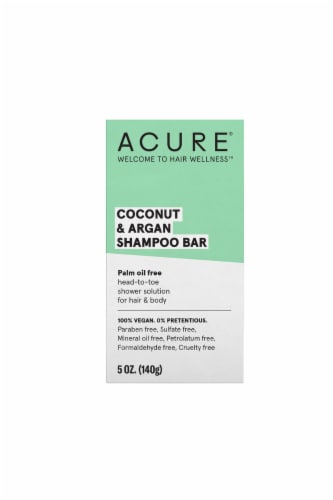 Acure® Coconut & Argan Shampoo Bar Perspective: front