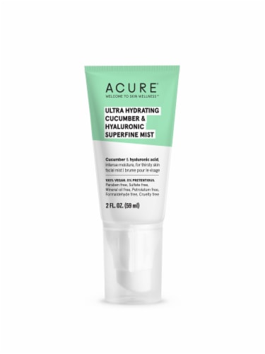 Acure® Ultra Hydrating Cucumber & Hyaluronic Superfine Facial Mist Perspective: front