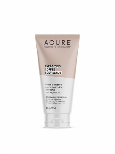 Acure Energizing Coffee Body Scrub Perspective: front