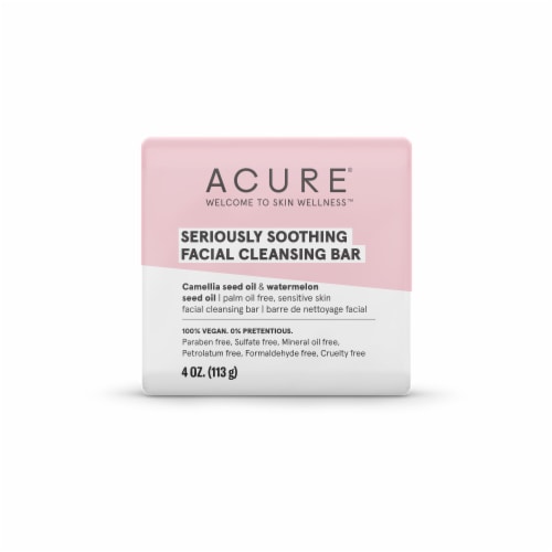 Acure Seriously Soothing Facial Cleansing Bar Perspective: front