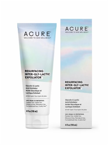 Acure Resurfacing Inter-gly-lactic Exfoliator Perspective: front