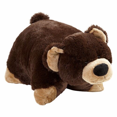 Pillow Pets Mr. Bear Large Plush Toy Perspective: front
