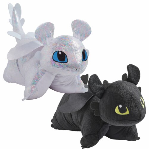 toothless and light fury plush