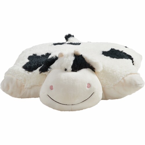 Pillow Pets Jumboz Cozy Cow Plush Toy Perspective: front