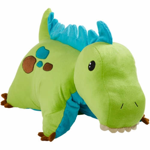 15.8 Dinosaur Plush Toy Pillow, Cute Dinosaur Green Stuffed