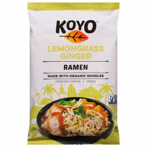 Koyo Lemongrass Ginger Ramen Made With Organic Noodles Perspective: front