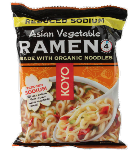 Koyo™ Reduced Sodium Asian Vegetable Ramen Perspective: front
