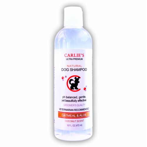Scoochie Pet Products 121 16 oz Oatmeal & Aloe Shampoo Perspective: front