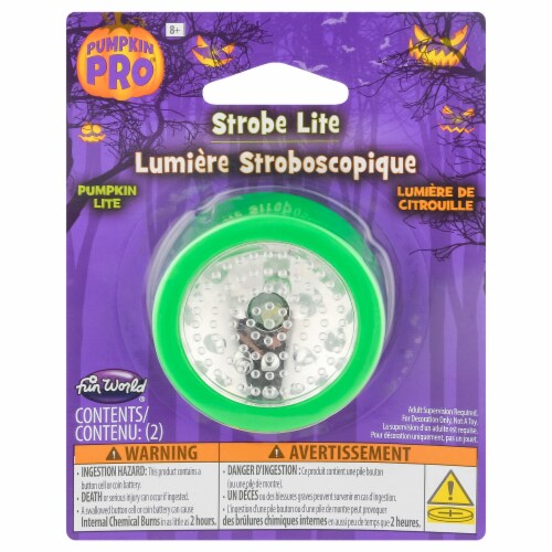 Fun World Pumpkin Pro Strobe Light Perspective: front