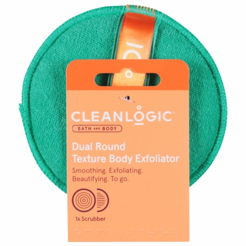 CleanLogic® Duel Texture Body Scrubber Perspective: front