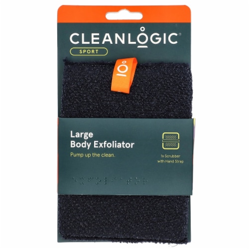 CleanLogic Sport Body Exfoliator Large Black - 1 Count Perspective: front