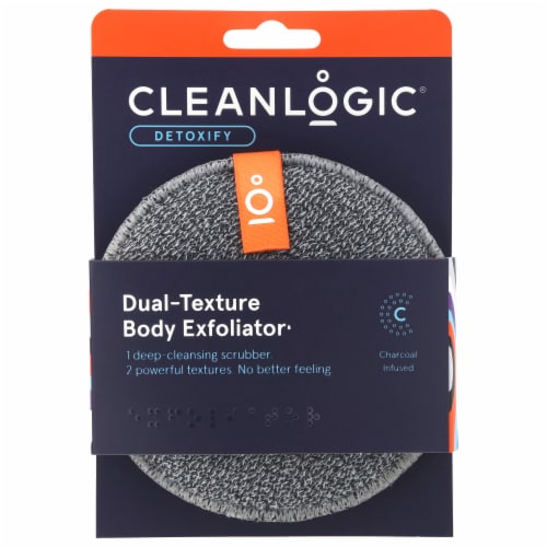 Cleanlogic® Detoxify Dual Texture Body Exfoliator Perspective: front