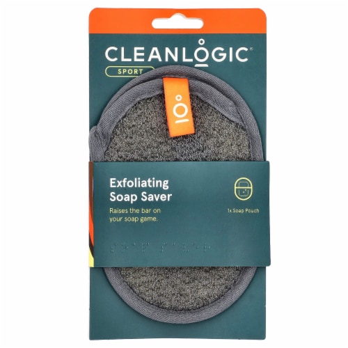 CleanLogic Sport Exfoliating Soap Saver - 1 Count Perspective: front