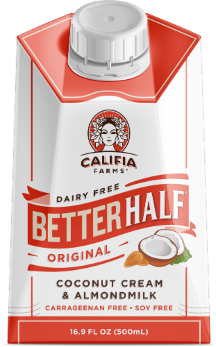 Califia Farms® Better Half Dairy-Free Coconut Cream & Almondmilk Perspective: front