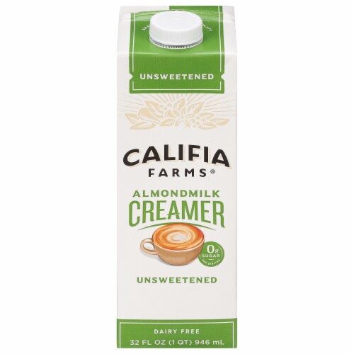 Califia Farms Unsweetened Almond Milk Creamer Perspective: front