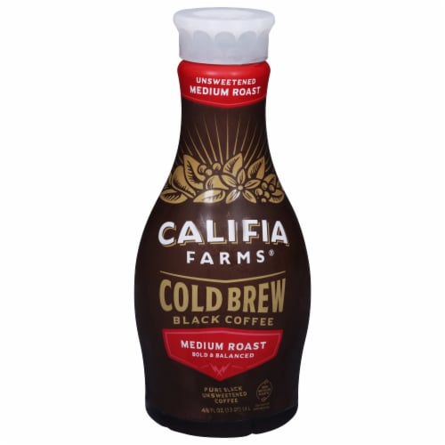 Califia Farms® Medium Roast Cold Brew Black Coffee Perspective: front