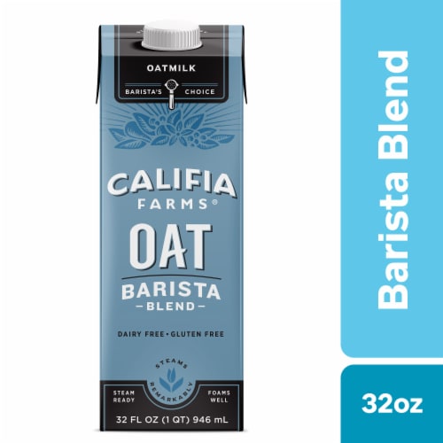 Califia Farms® Oat Barista Blend Oatmilk Perspective: front