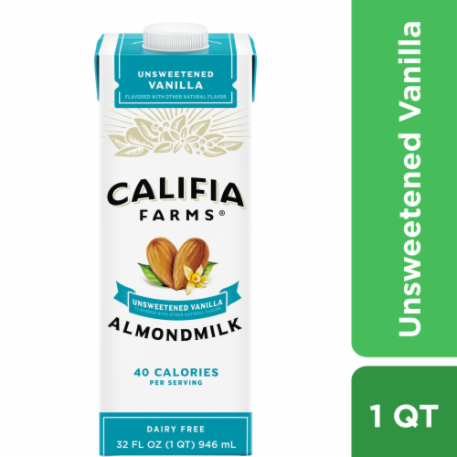 Califia Farms - Almondmilk Unsweetened Vanilla 32oz Perspective: front