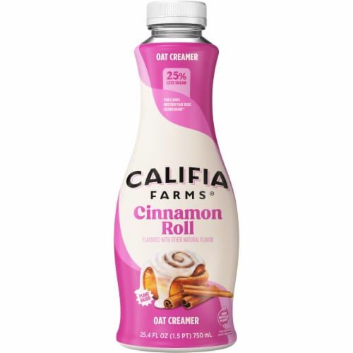 Califia Farms® Cinnamon Roll Oat Milk Coffee Creamer