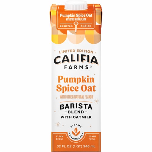 Califia Farms® Pumpkin Spice Oat Barista Blend with Oat Milk