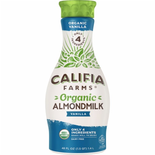 Califia Farms® Dairy Free Organic Vanilla Almond Milk Perspective: front