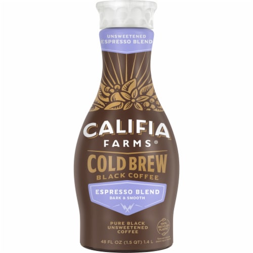 Califia Farms® Espresso Blend Cold Brew Black Coffee Perspective: front