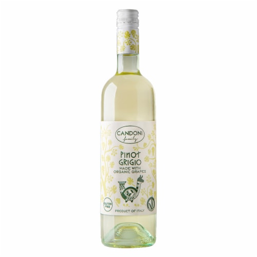 Candoni Pinot Grigio Italian White Wine Perspective: front
