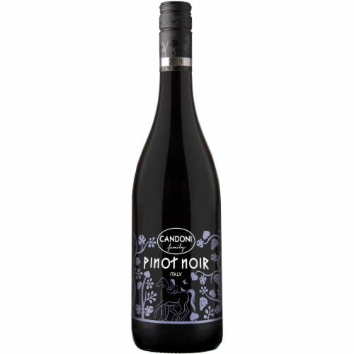 Candoni Italy Pinot Noir Wine Perspective: front