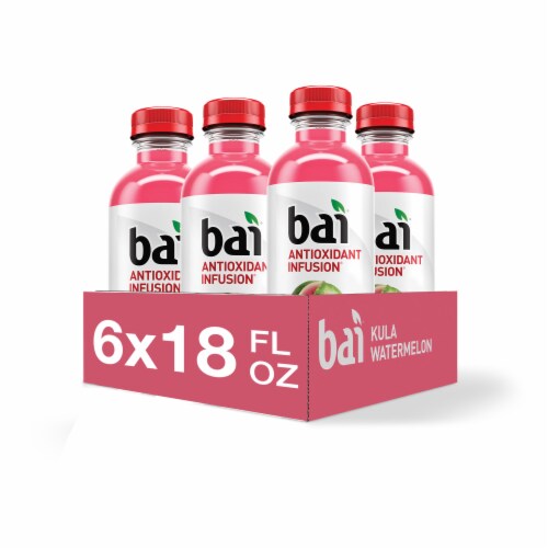 Bai Antioxidant Infused Beverage, Kula Watermelon - 12 pack, 18 fl oz bottles