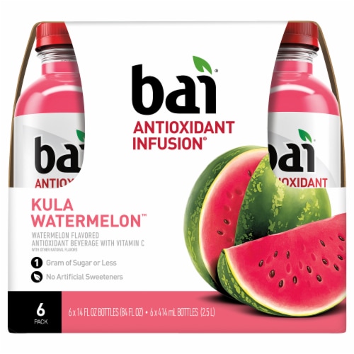 Bai® Watermelon Flavored Bottled Water Perspective: front