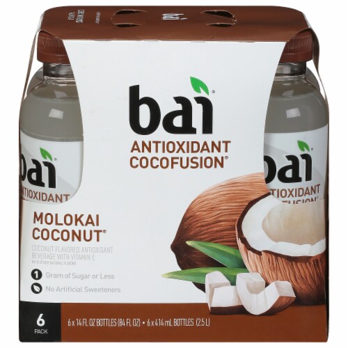 Bai® Coconut Molokai Flavored Bottled Water Perspective: front