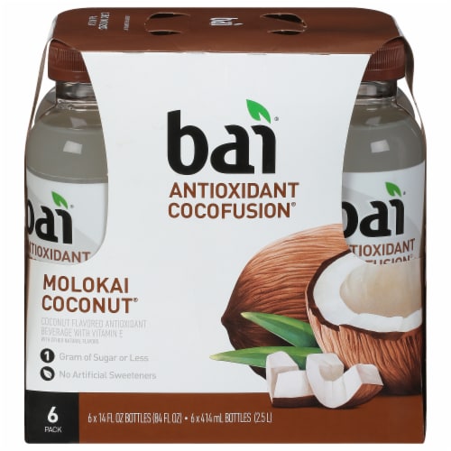 Bai® Coconut Molokai Flavored Bottled Water Perspective: front