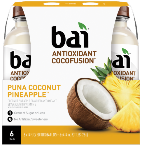 Bai® Coconut Pineapple Antioxidant Beverage Perspective: front