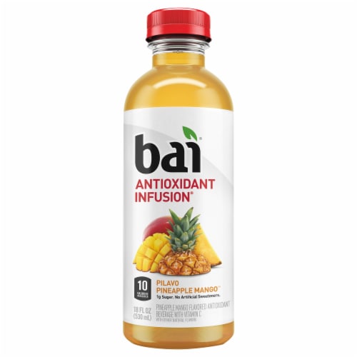 Bai® Pineapple Mango Antioxidant Beverage Perspective: front