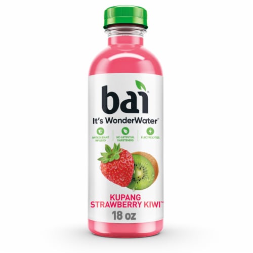 Bai Kupang Strawberry Kiwi Water Beverage Bottle Perspective: front
