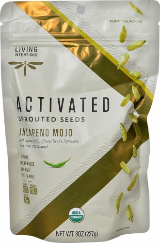 Living Intentions Activated Sprouted Seeds Jalapeno Mojo Perspective: front