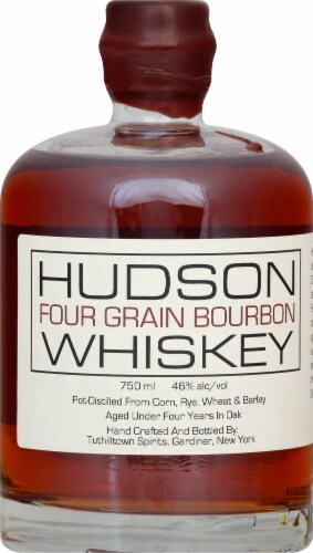Hudson Four Grain Bourbon Whiskey Perspective: front