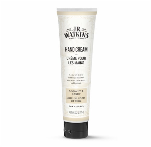 J.R. Watkins Coconut Shea Butter Hand Cream Perspective: front