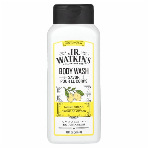 J.R. Watkins™ Lemon Cream Daily Moisturizing Body Wash Perspective: front