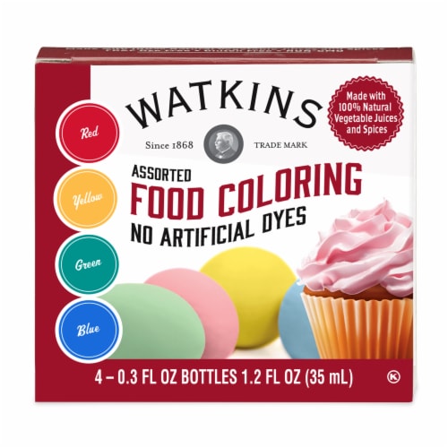 Watkins Natural Assorted Food Coloring, 1.2 fl oz - Harris Teeter