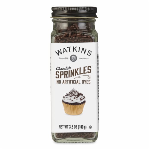 Watkins Gourmet Chocolate Decorating Sprinkles Perspective: front