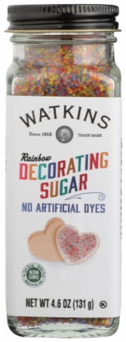 Watkins Rainbow Decorating Sugar Perspective: front